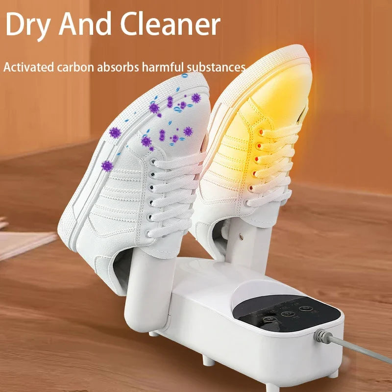 Electric Shoe Dryer – Fast & Safe Dehumidifier, Odor Remover & Warmer for All Shoes