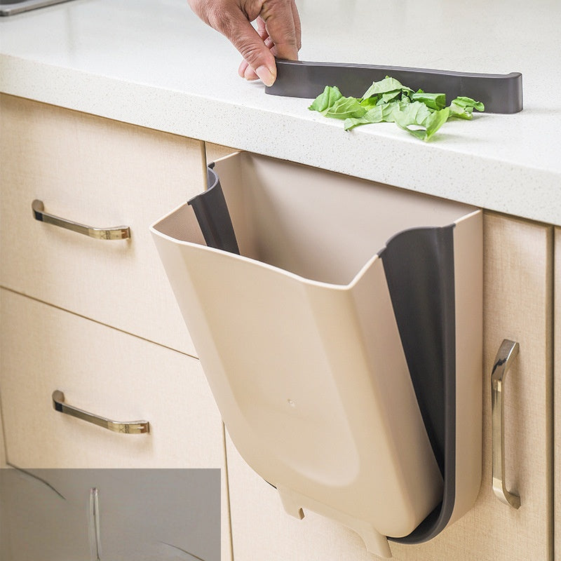 Foldable Trash Bin – Space-Saving Kitchen & Car Garbage Can