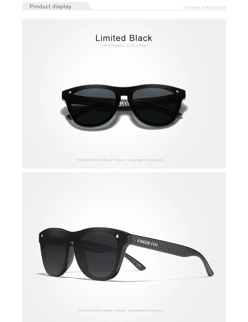 KINGSEVEN Polarized Sunglasses – Men’s Retro Stylenbrille Herren