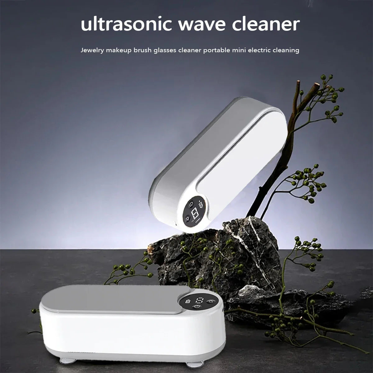 "Ultrasonic Eyeglasses Cleaner - Rechargeable USB Device for Jewelry, Glasses, Watches & More"