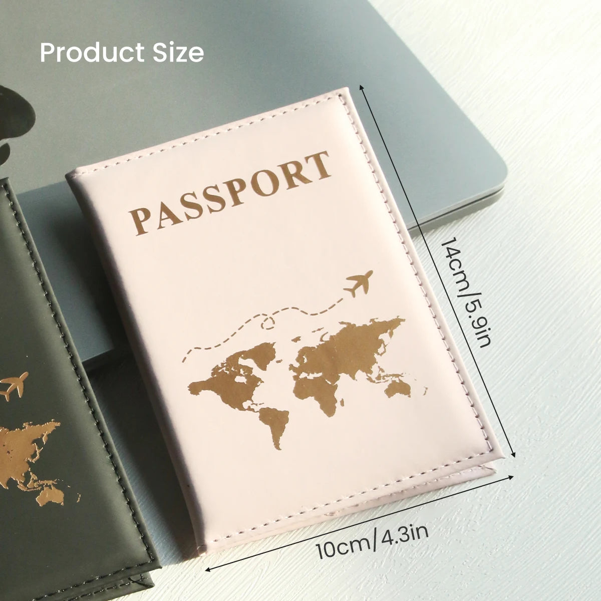 World Map Passport Cover – Stylish & Protective Passport Holder