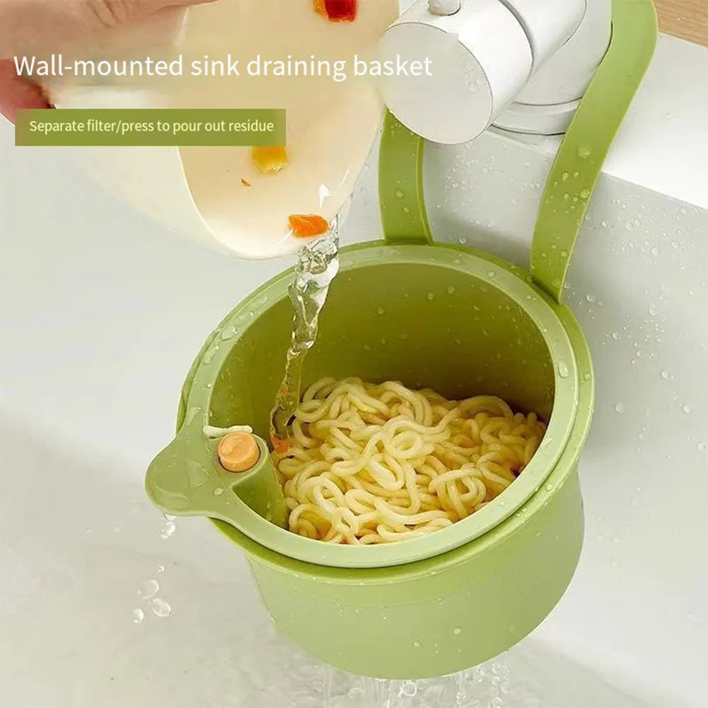 Kitchen Sink Hanging Strainer – Quick Drain Basket & Filter