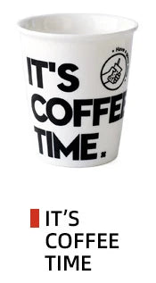 Minimalist Coffee Cup – Ceramic Mug with Modern Print