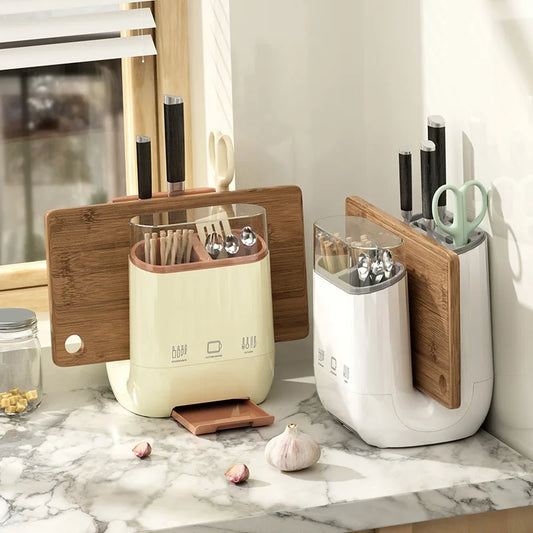 Kitchen Organizer – Multifunctional Cutlery & Board Storage Rack