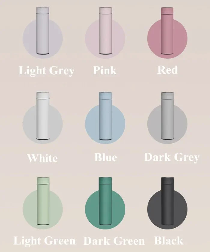 500ml Smart Thermos Bottle with LED Temperature Display – Stainless Steel Vacuum Insulated Travel Mug