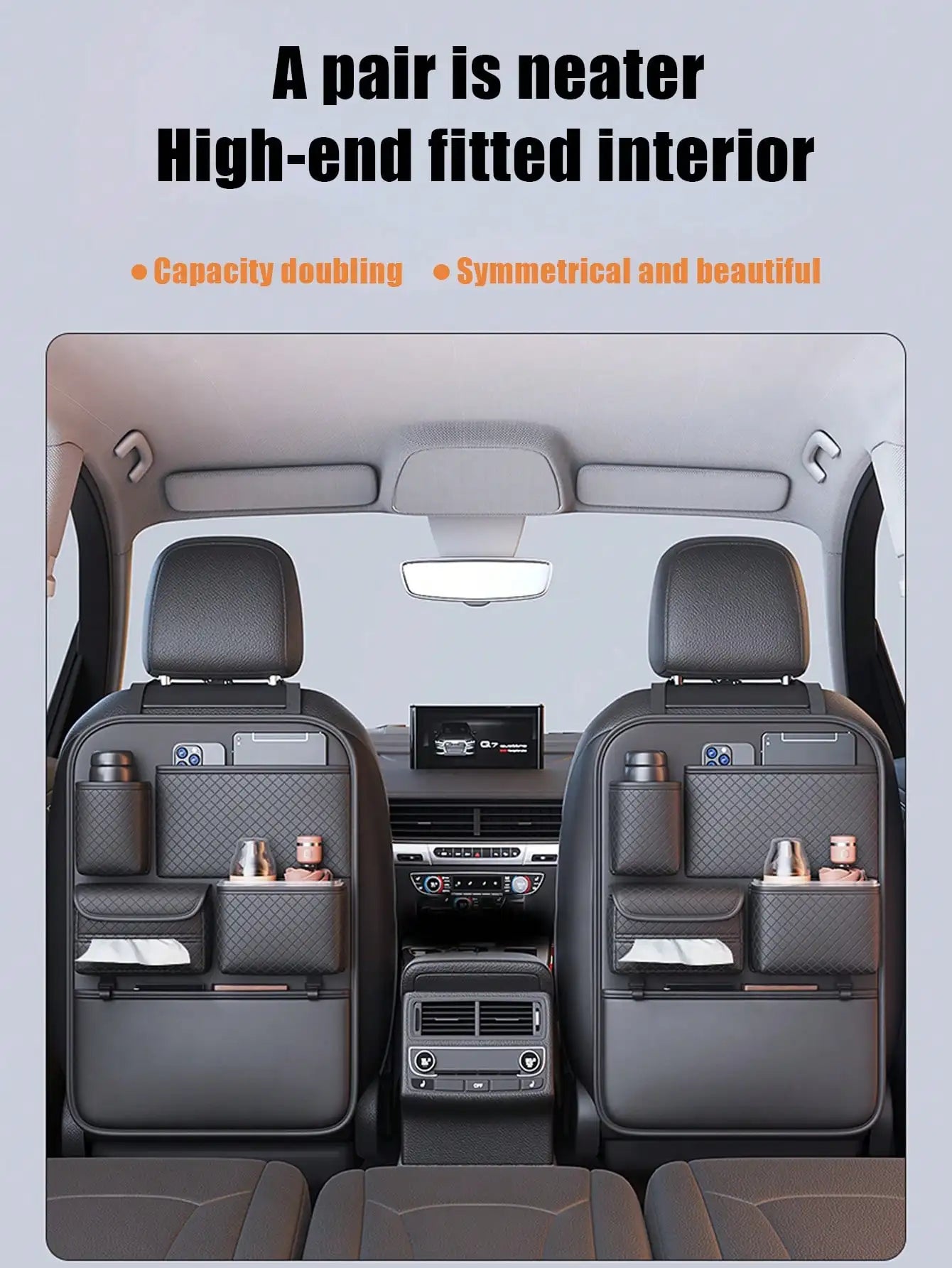 Car Seat Back Organizer – Keep Your Car Neat & Tidy