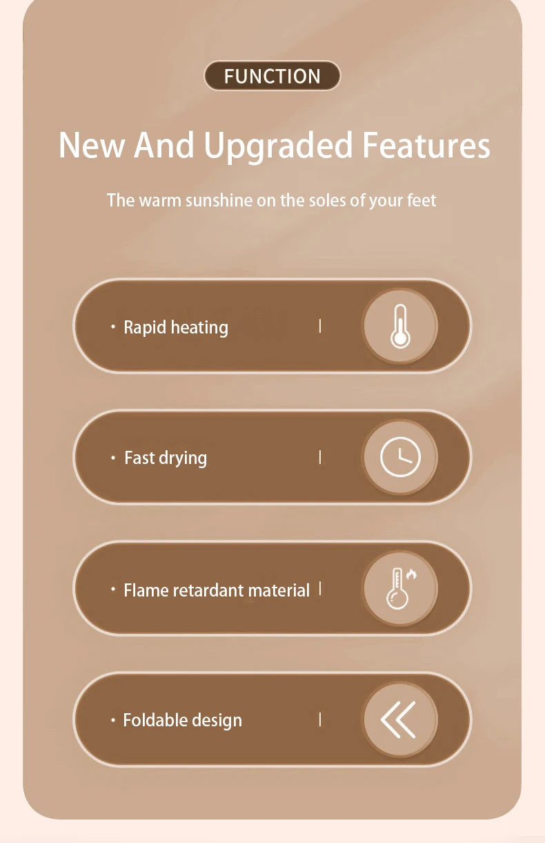 Electric Shoe Dryer – Fast & Safe Dehumidifier, Odor Remover & Warmer for All Shoes