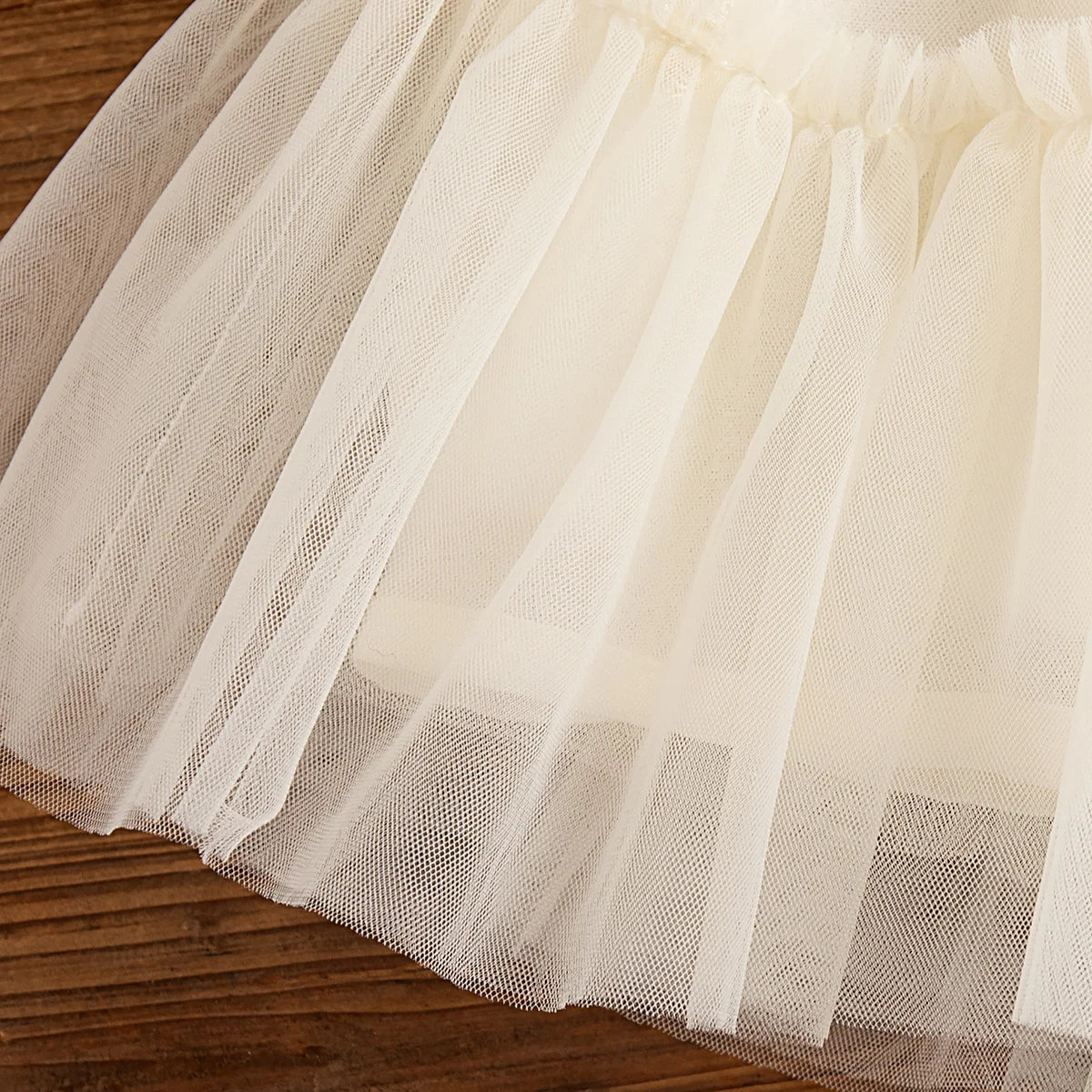 Baby Girl Summer Dress – Sleeveless Floral Mesh Dress