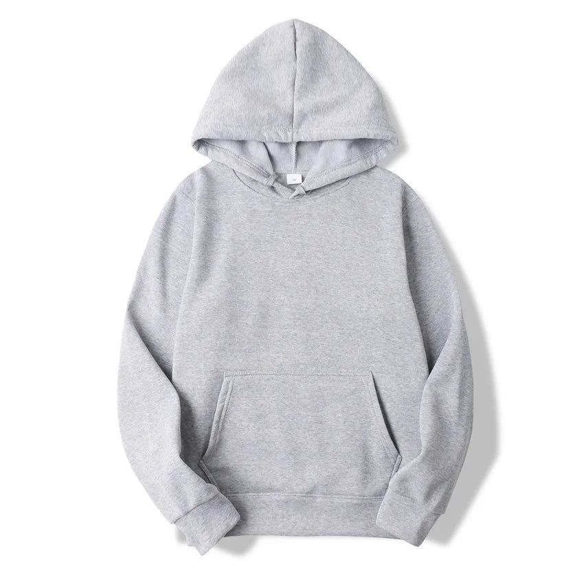 Unisex Solid Color Hoodie – Cozy Casual Sweatshirt for Men & Women | Soft Cotton Pullover for Everyday Style