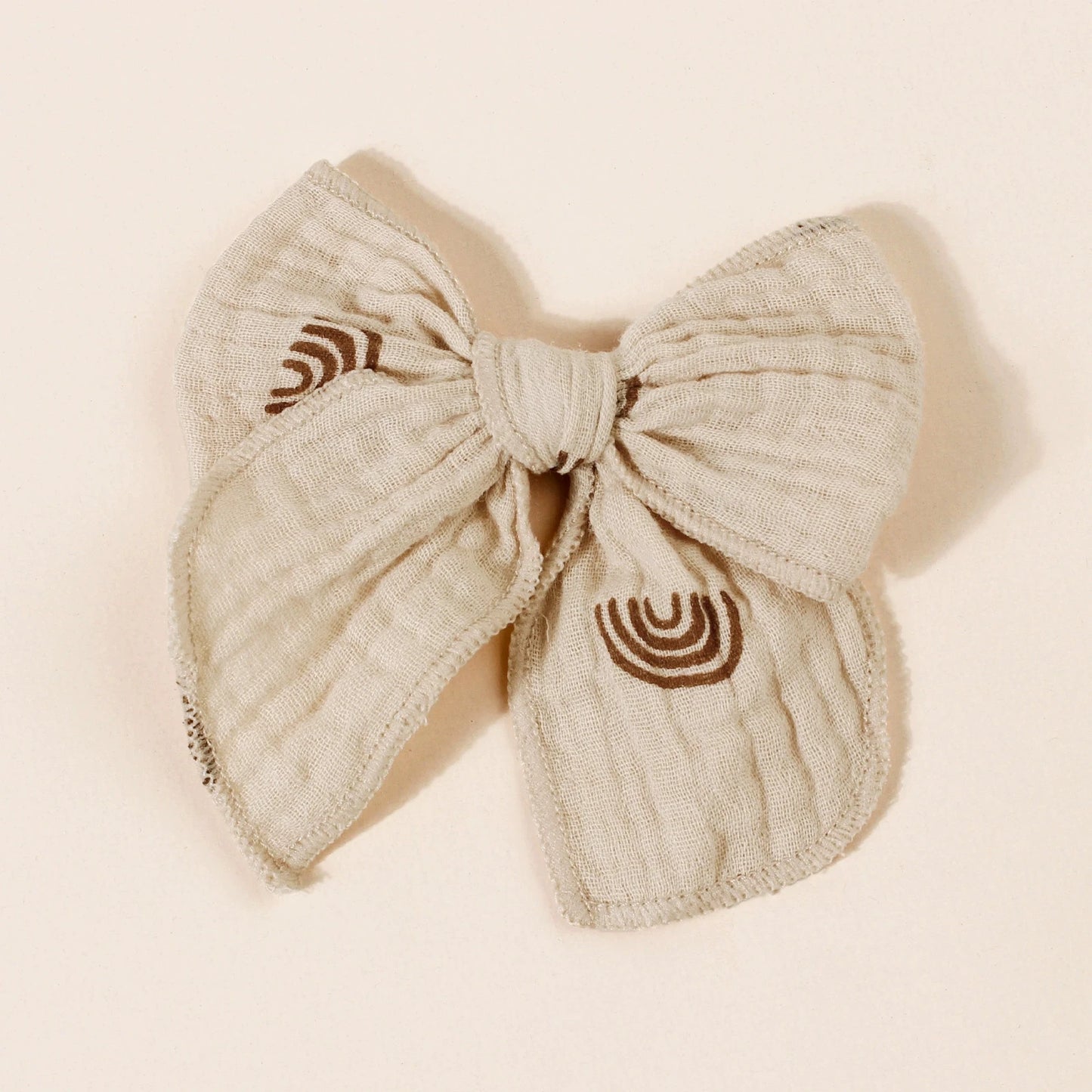 Baby Girl Hair Clips – Handmade Cotton Bow Set
