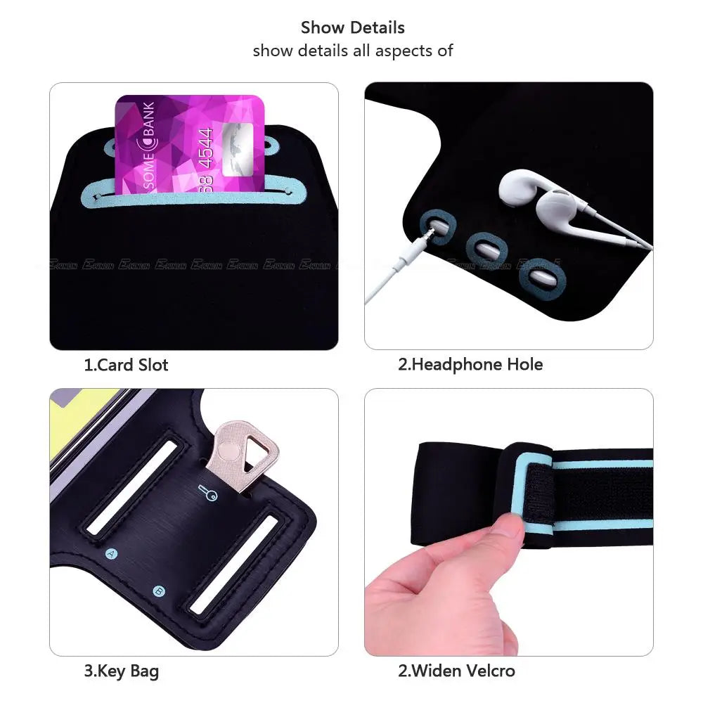 Sport Armband – Wasserdicht & Leicht für alle Smartphones