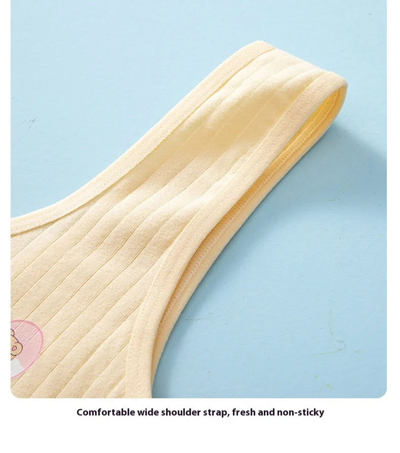 Girls’ Cotton Training Bra (8–14 Years) – Soft & Breathable Crop Top