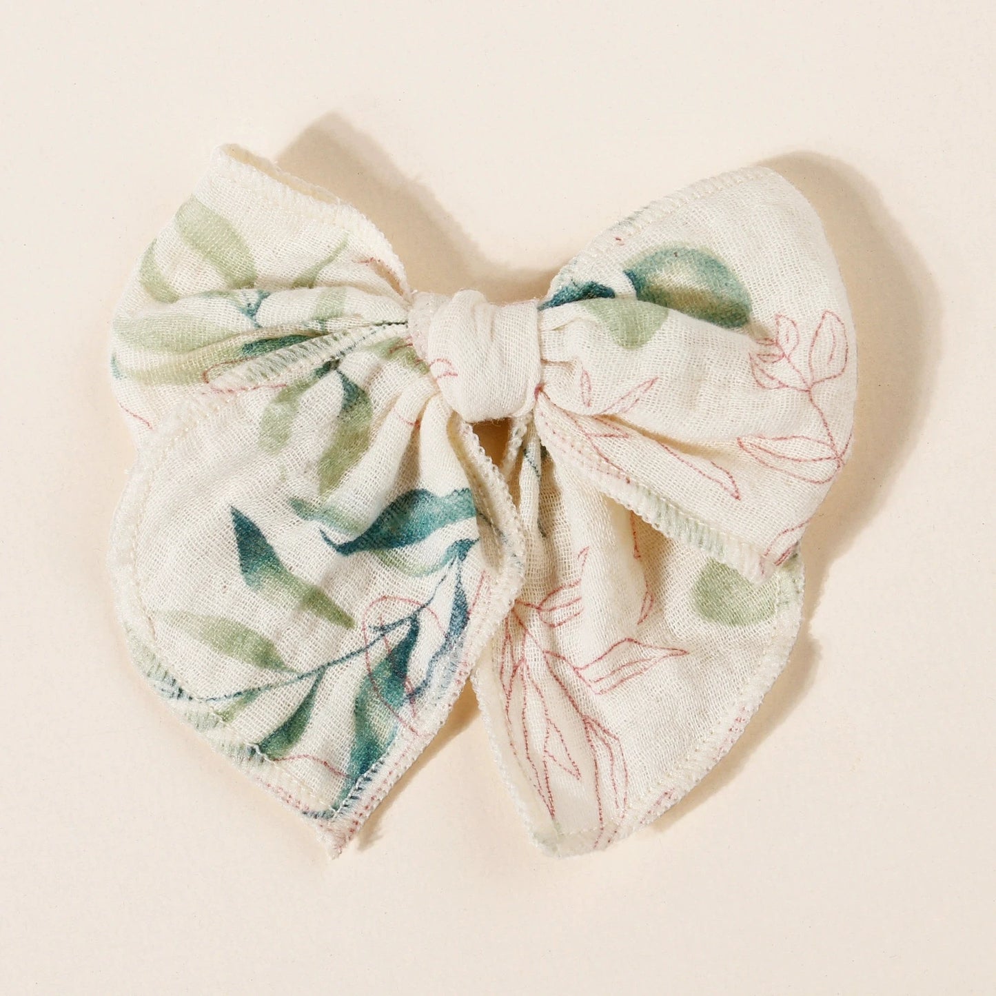 Baby Girl Hair Clips – Handmade Cotton Bow Set
