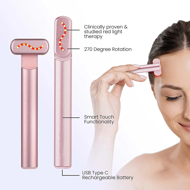 EMS Face Lifting & Red Light Therapy Wand