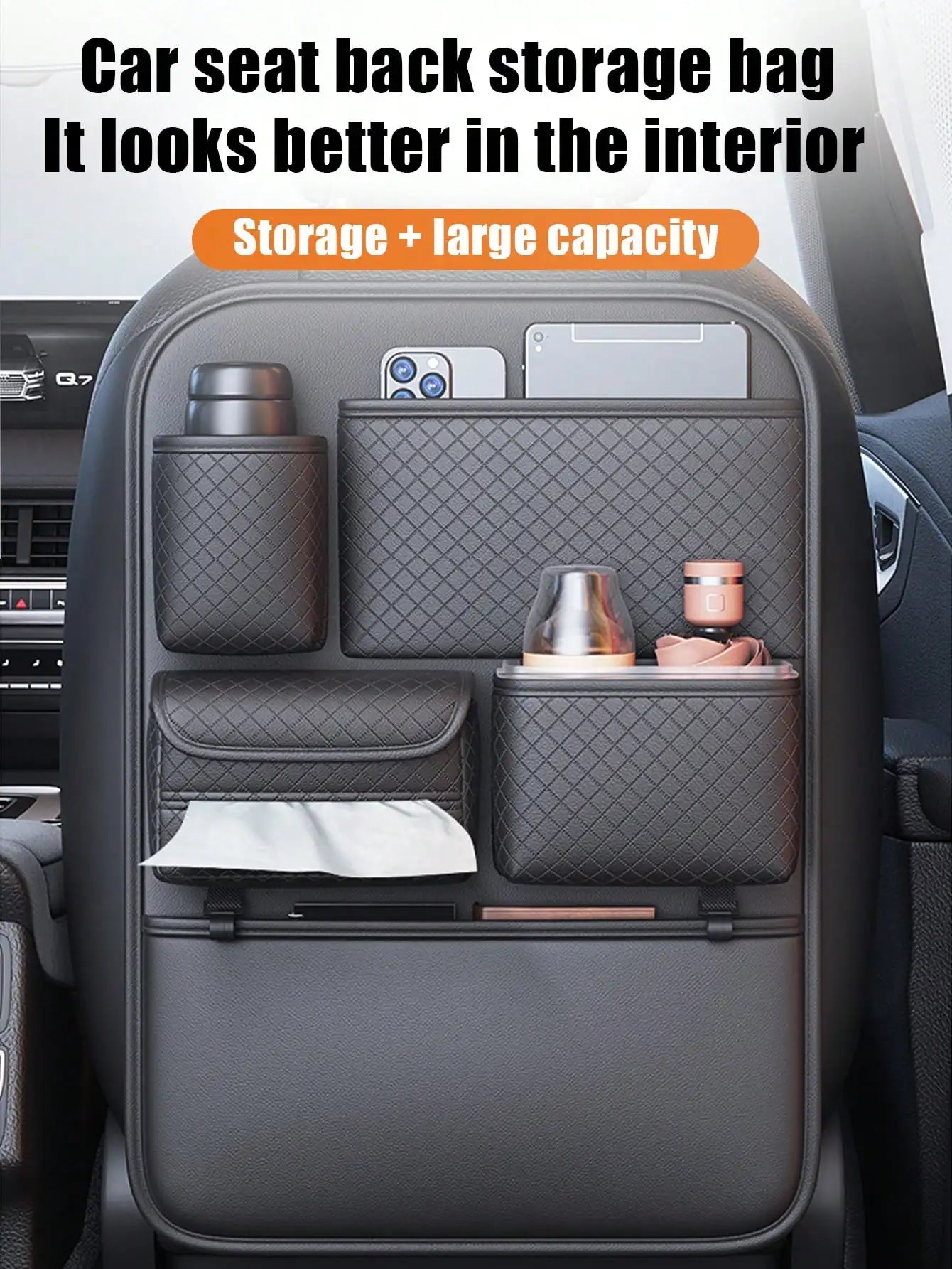 Car Seat Back Organizer – Keep Your Car Neat & Tidy