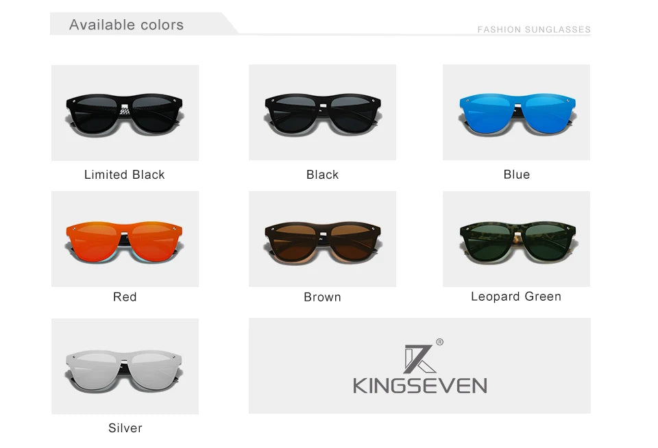 KINGSEVEN Polarized Sunglasses – Men’s Retro Stylenbrille Herren