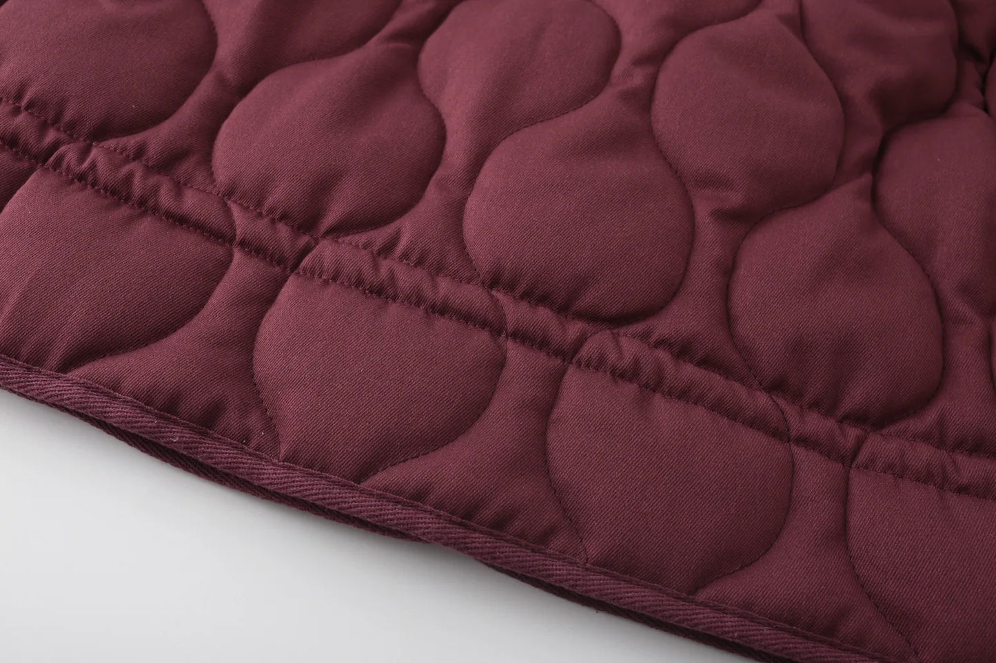 Women’s Quilted Bomber Jacket – Warm Padded Autumn/Winter Coat