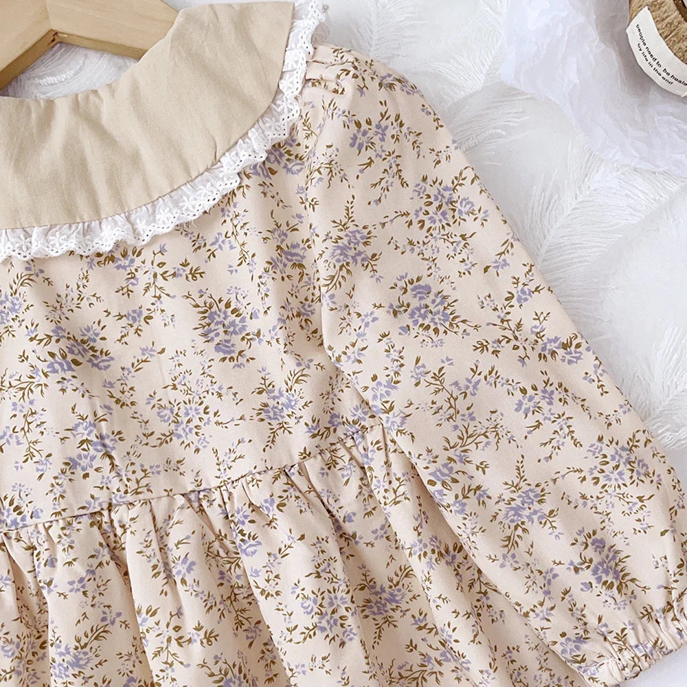 Baby Girl Floral Dress – Spring & Autumn Lace Dress