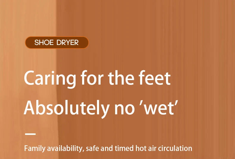 Electric Shoe Dryer – Fast & Safe Dehumidifier, Odor Remover & Warmer for All Shoes