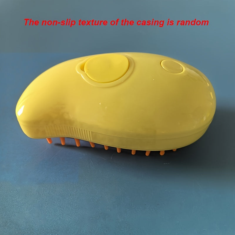 3-in-1 Cat Grooming Brush – Self-Cleaning & Massaging Tool