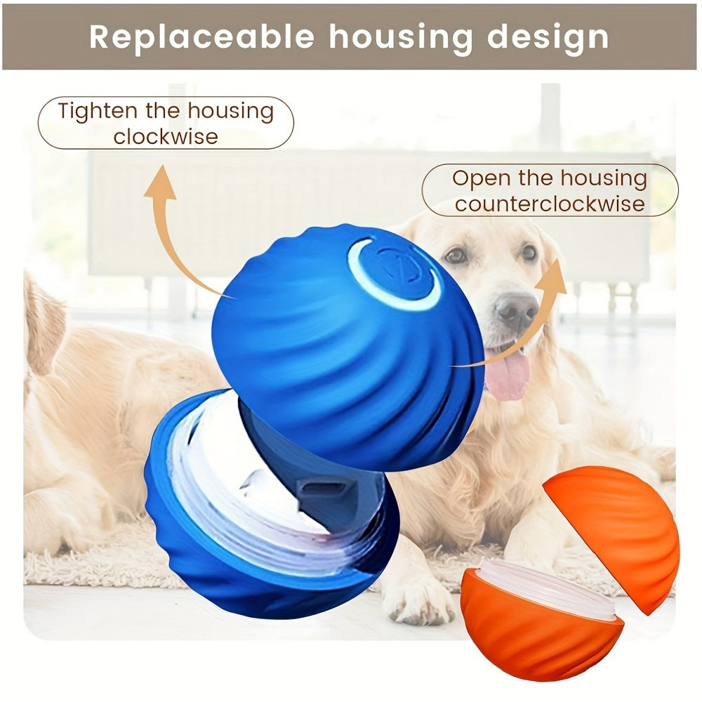 Interactive Smart Toy Ball – Automatic Rechargeable Pet Toy for Dogs & Cats