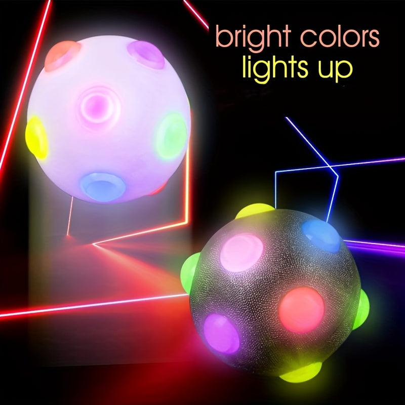 Flashing Teeth Grinding Dog Training Toy Ball - PETS BALL DOG TRAINING TOY