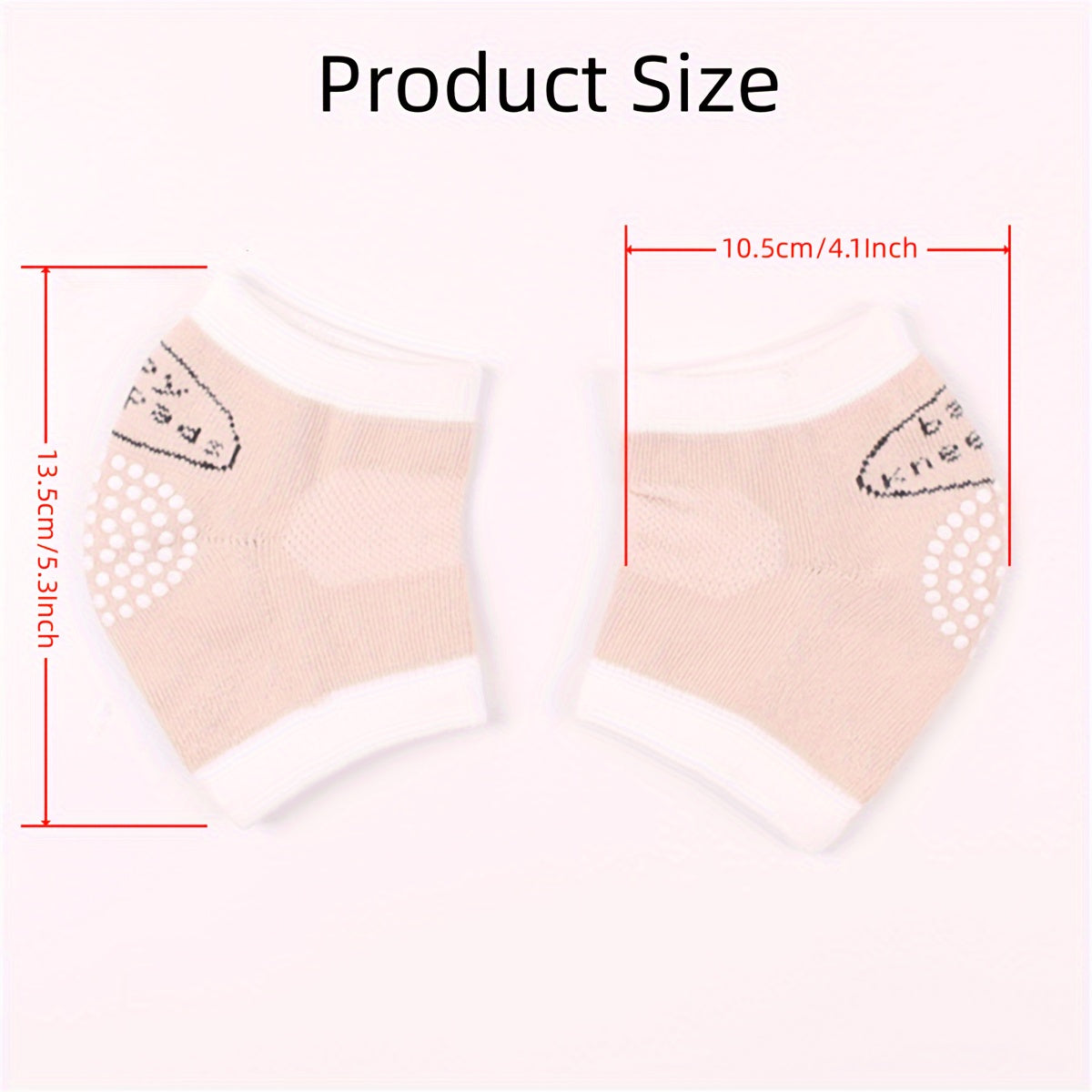 Baby Anti-Slip Knee Pads – Soft & Breathable Crawling Protectors for Infants and Toddlers