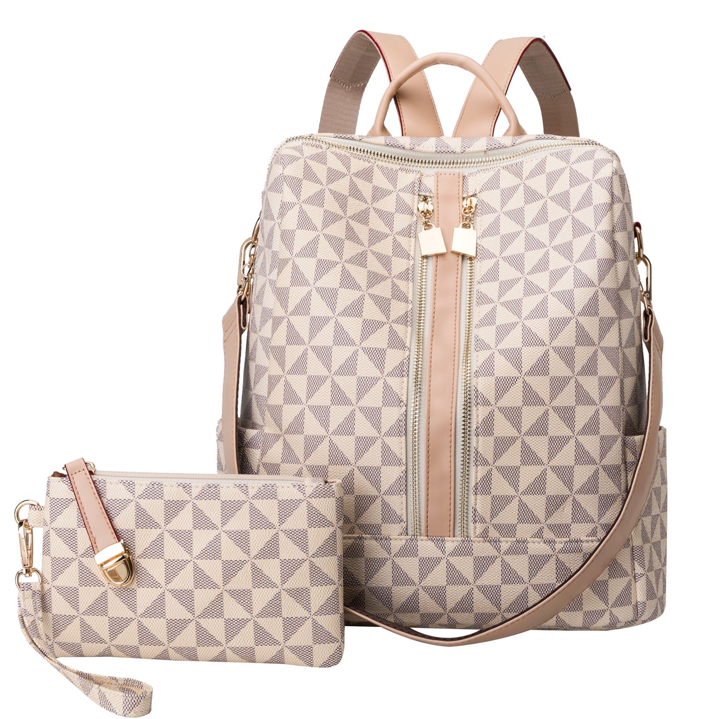 Vintage Chic 3-Piece Backpack Set – Stylish, Spacious & Perfect for Everyday Elegance
