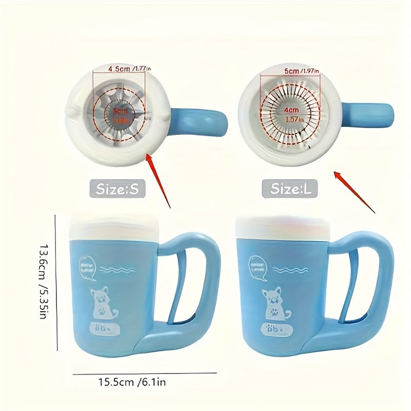 Pet Paw Cleaner Cup – Soft Silicone Dog Foot Washer, Easy to Use & Gentle on Paws