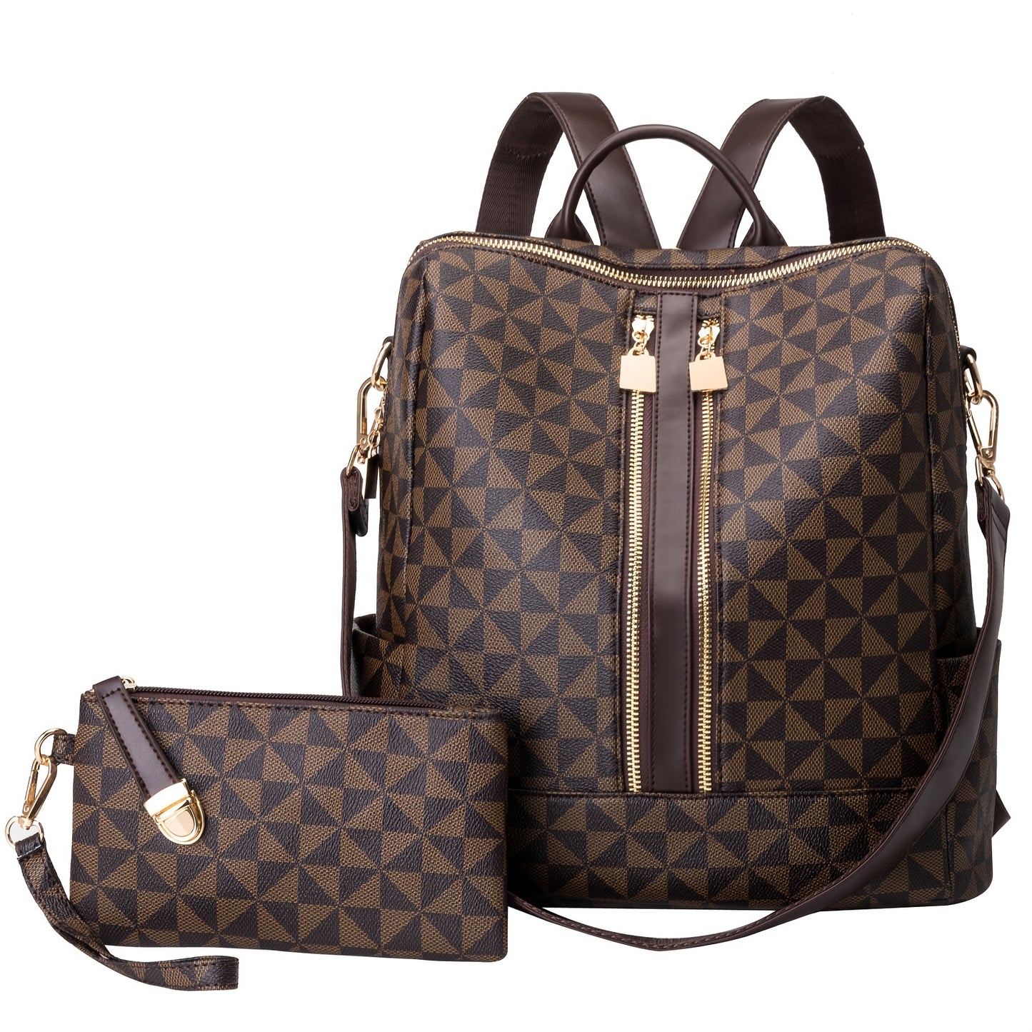 Vintage Chic 3-Piece Backpack Set – Stylish, Spacious & Perfect for Everyday Elegance