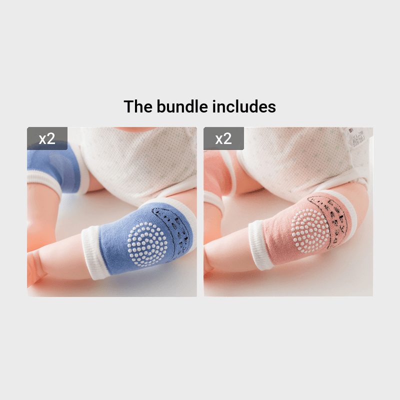 Baby Anti-Slip Knee Pads – Soft & Breathable Crawling Protectors for Infants and Toddlers