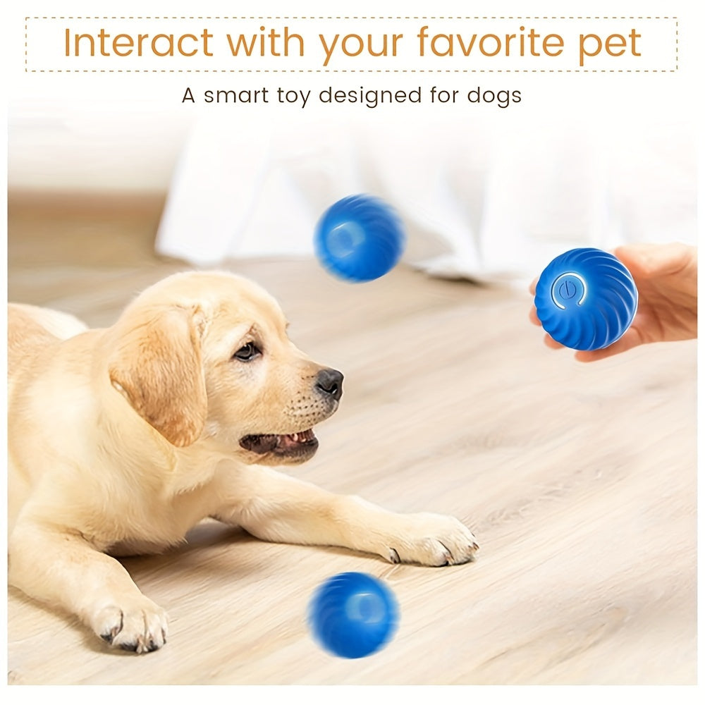 Interactive Smart Toy Ball – Automatic Rechargeable Pet Toy for Dogs & Cats